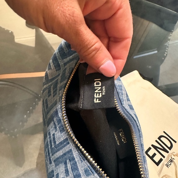 NWT* FENDI Mini Fendigraphy Denim FF bag - Picture 14 of 17
